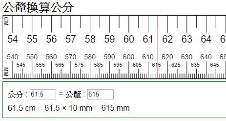 50釐米是幾公分|公分和釐米轉換